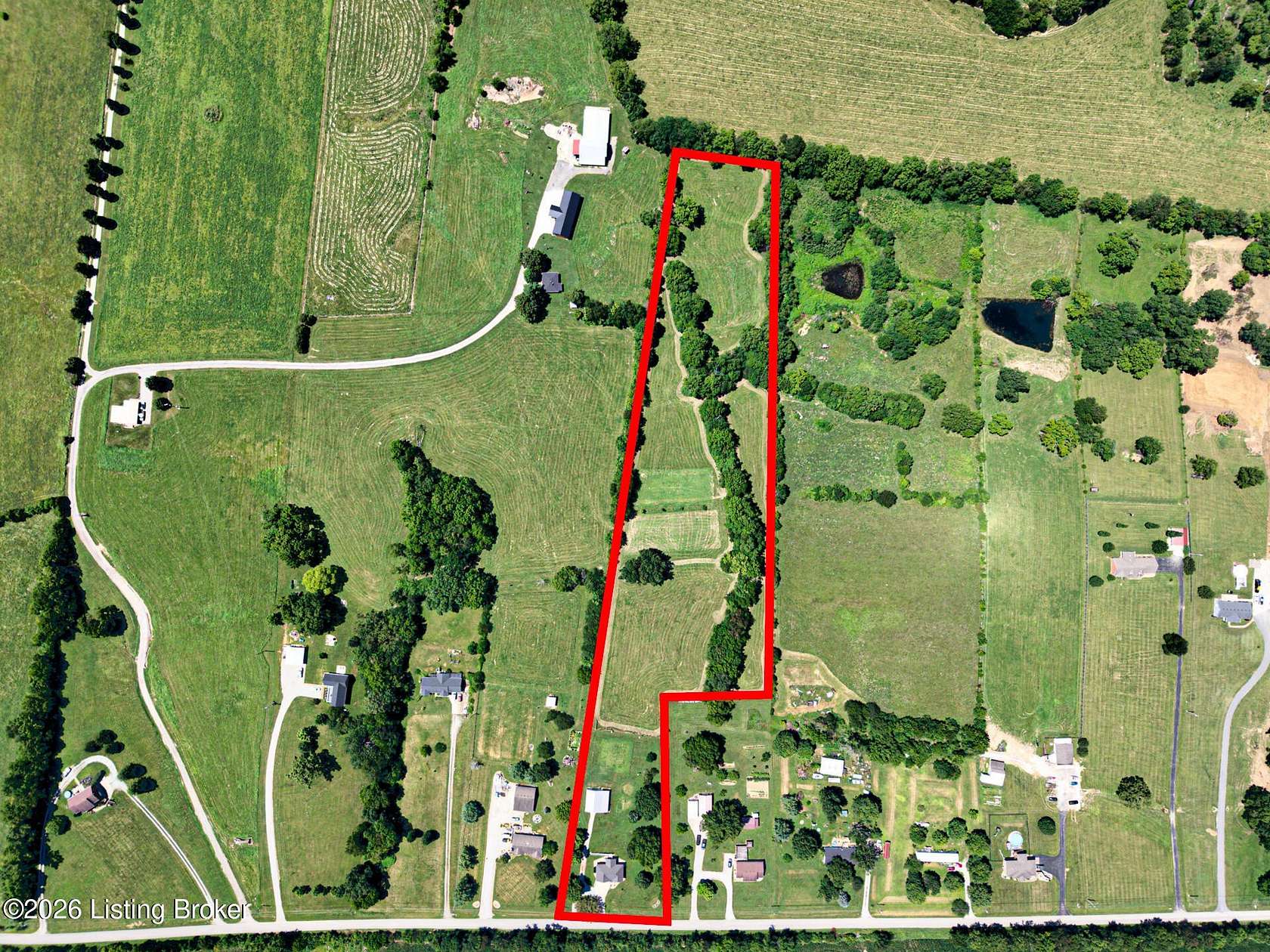 8.17 Acres of Land with Home for Sale in Coxs Creek, Kentucky