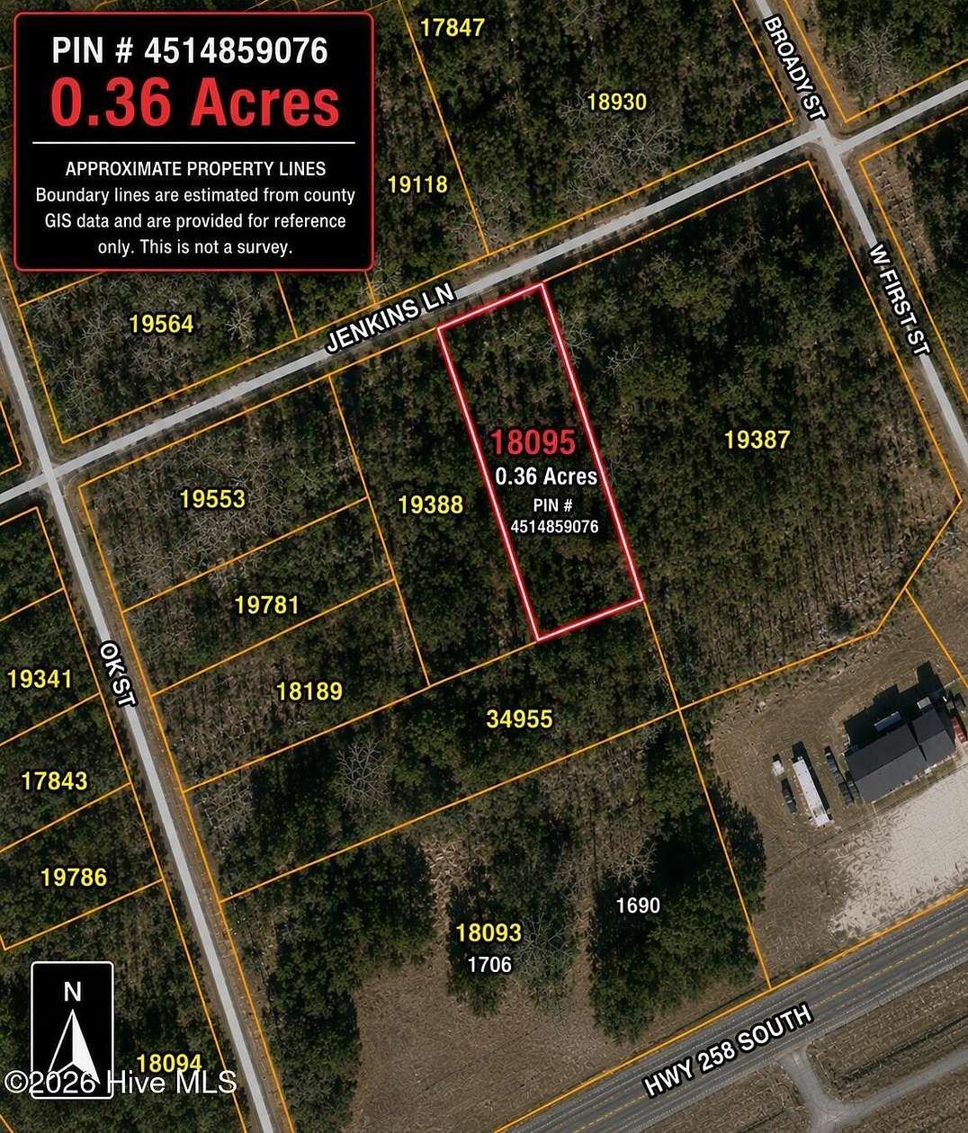 0.36 Acres of Residential Land for Sale in Kinston, North Carolina
