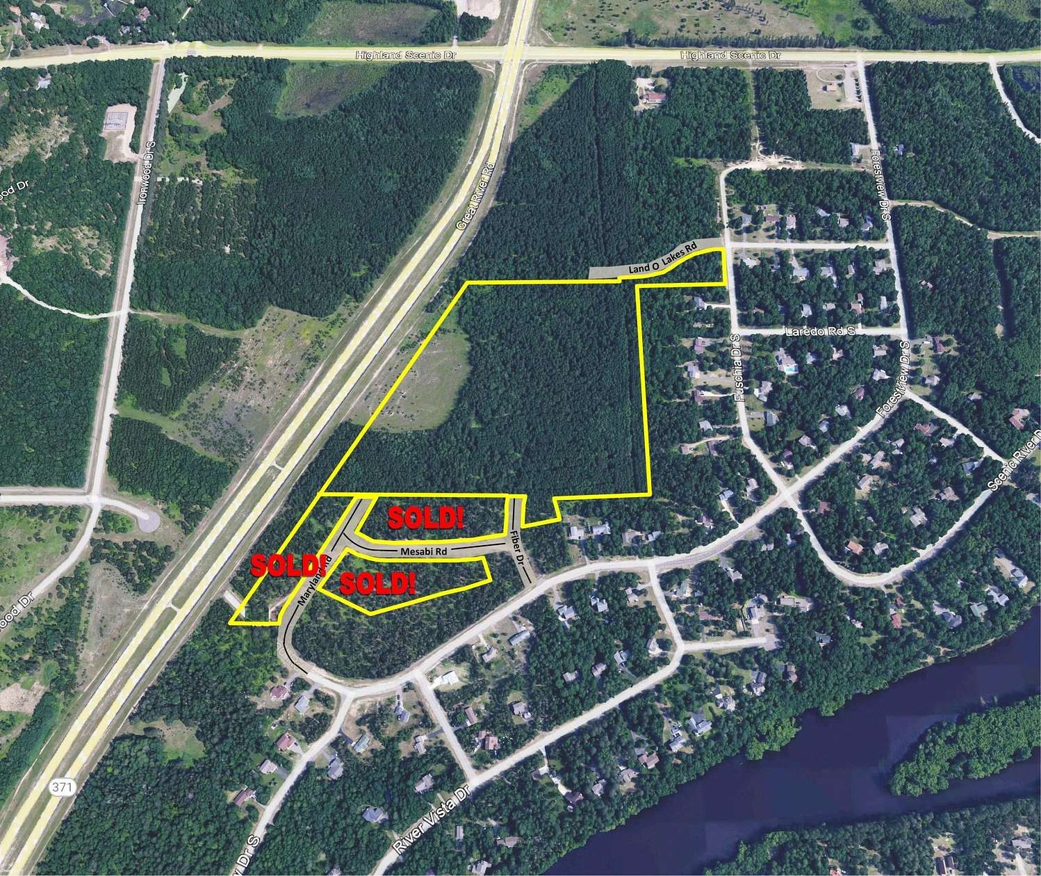 32.8 Acres of Recreational & Residential Land for Sale in Baxter, Minnesota