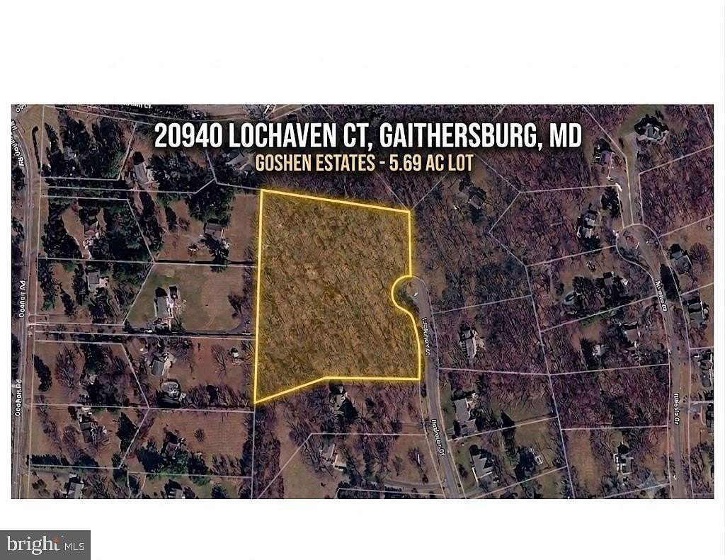 5.69 Acres of Residential Land for Sale in Gaithersburg, Maryland