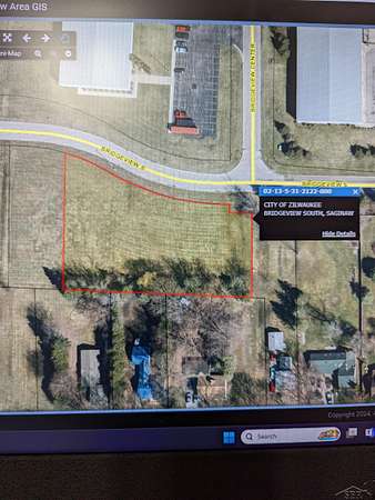 0.82 Acres of Commercial Land for Sale in Saginaw, Michigan