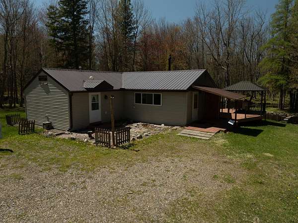 38.4 Acres of Recreational Land with Home for Sale in Pickerel, Wisconsin