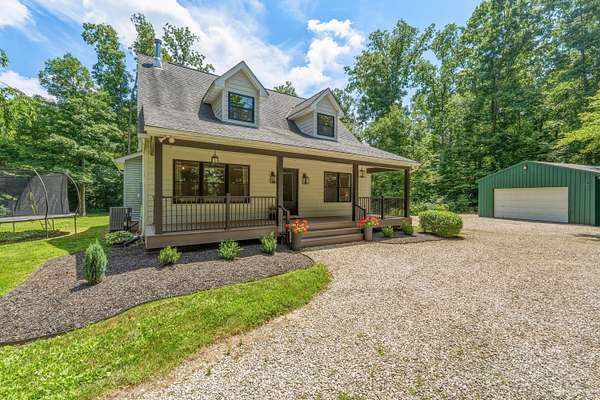 8.56 Acres of Land with Home for Sale in Ostrander, Ohio