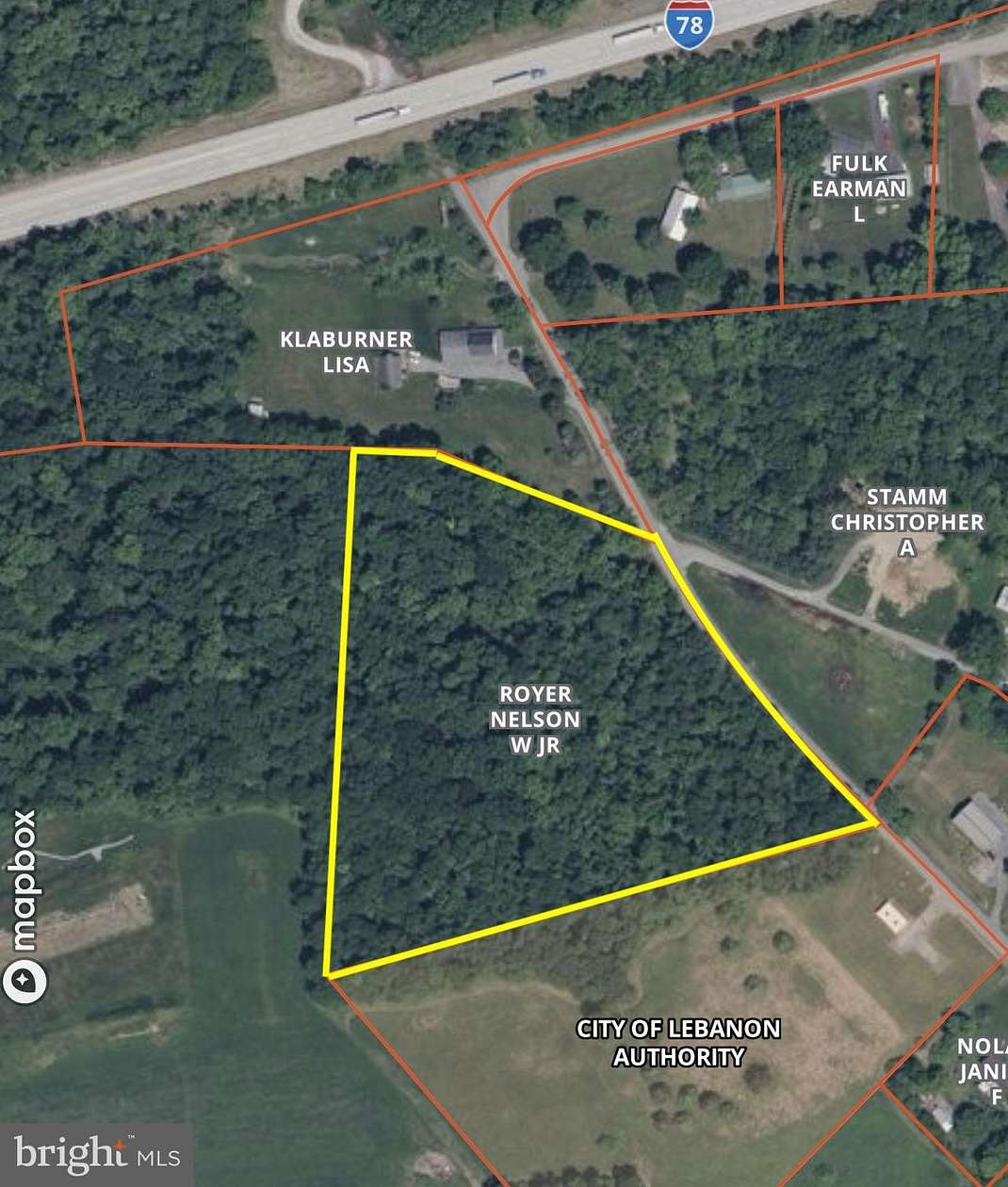 7.27 Acres of Residential Land for Auction in Jonestown, Pennsylvania