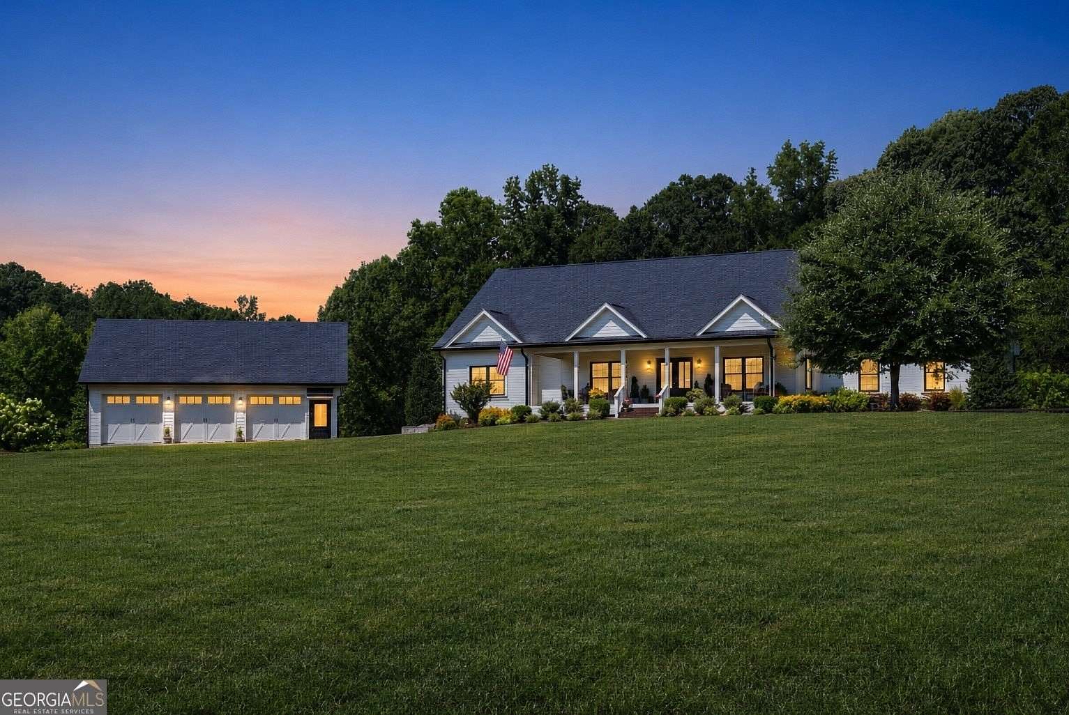 18.5 Acres of Land with Home for Sale in Homer, Georgia