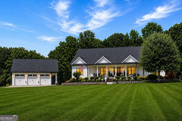 18.5 Acres of Land with Home for Sale in Homer, Georgia