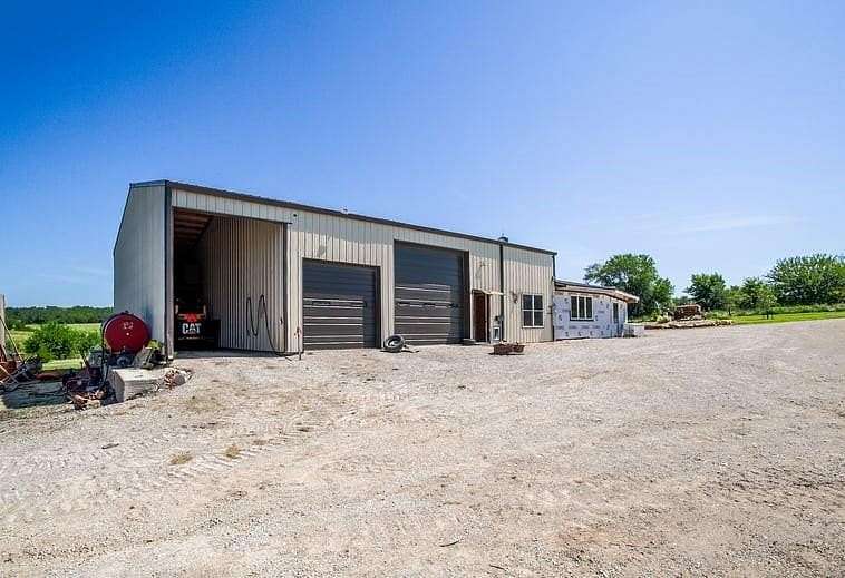 55.9 Acres of Recreational Land with Home for Sale in Pomona, Kansas