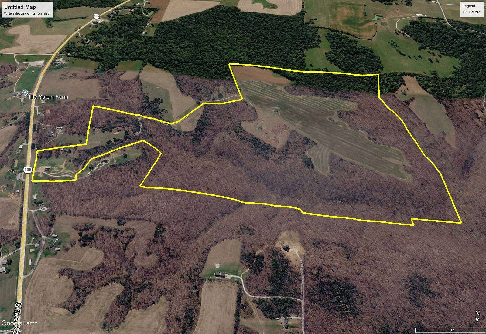 213 Acres of Improved Land for Sale in Salem, Indiana