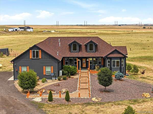 35 Acres of Agricultural Land with Home for Sale in Bennett, Colorado