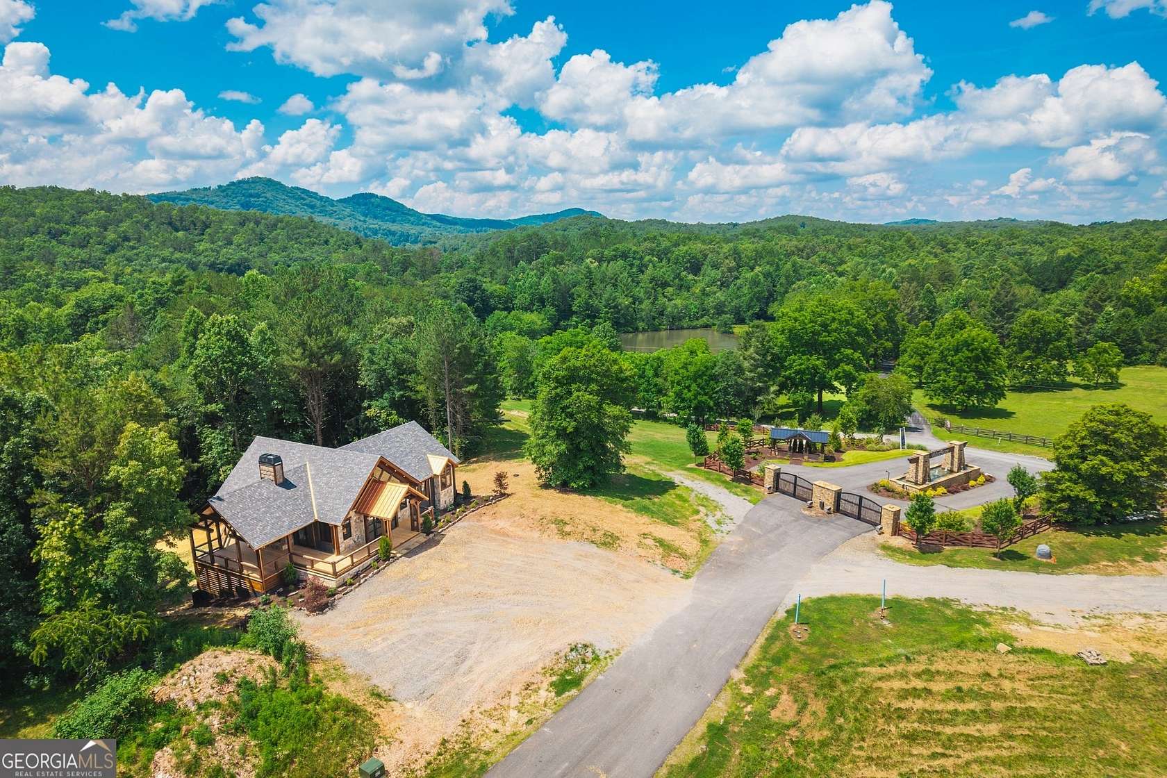 2 Acres of Land with Home for Sale in Mineral Bluff, Georgia