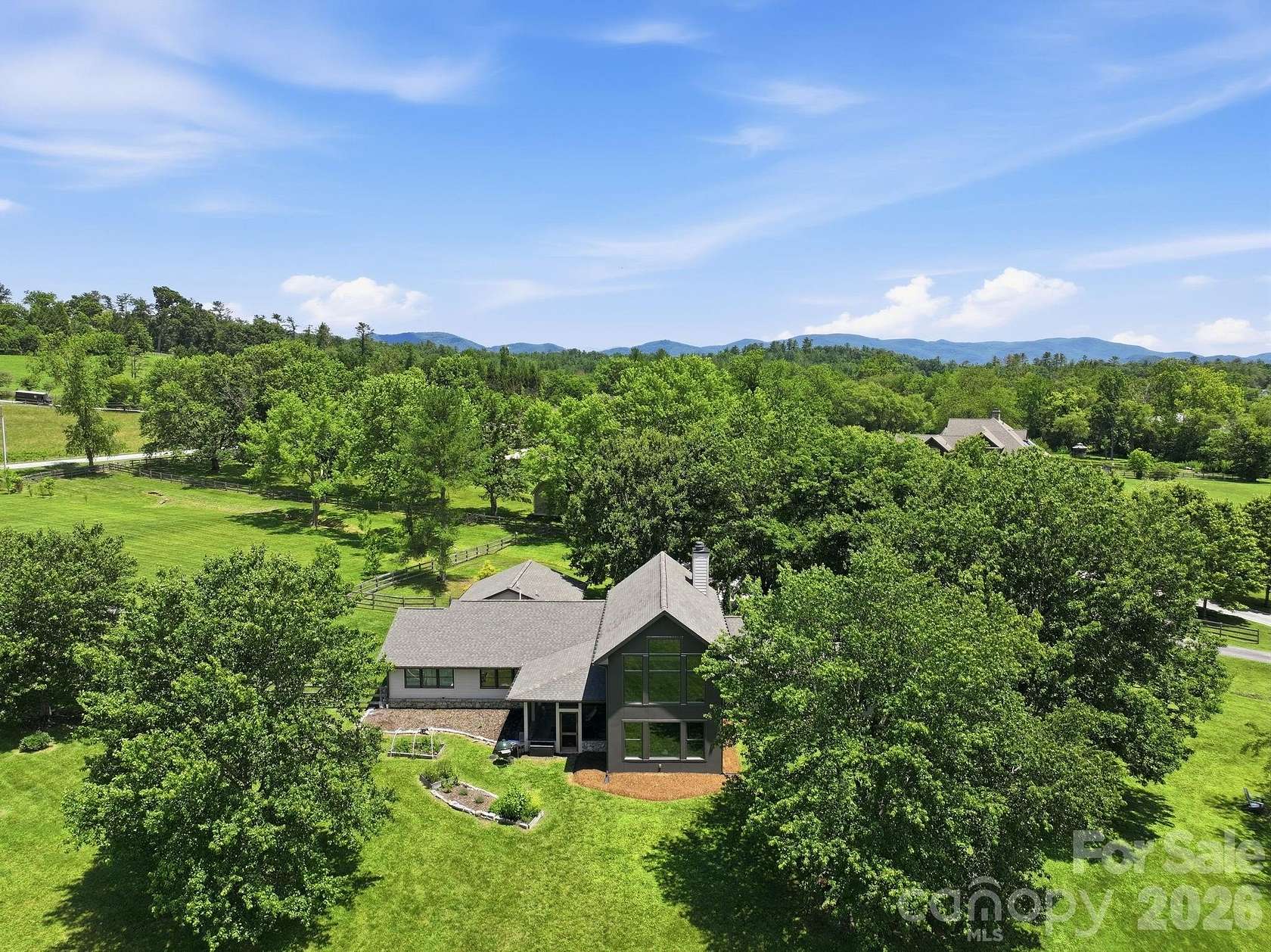 5 Acres of Land with Home for Sale in Fletcher, North Carolina