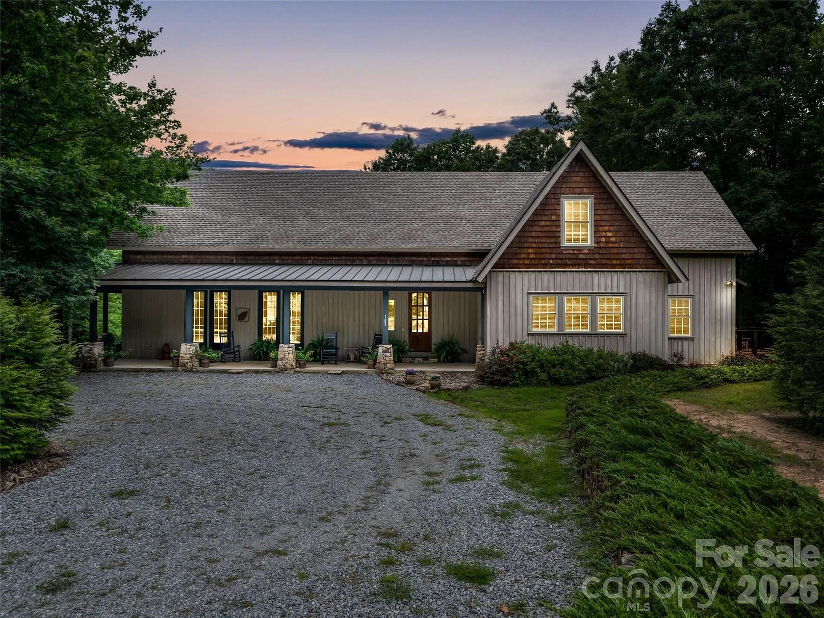 6 Acres of Land with Home for Sale in Saluda, North Carolina