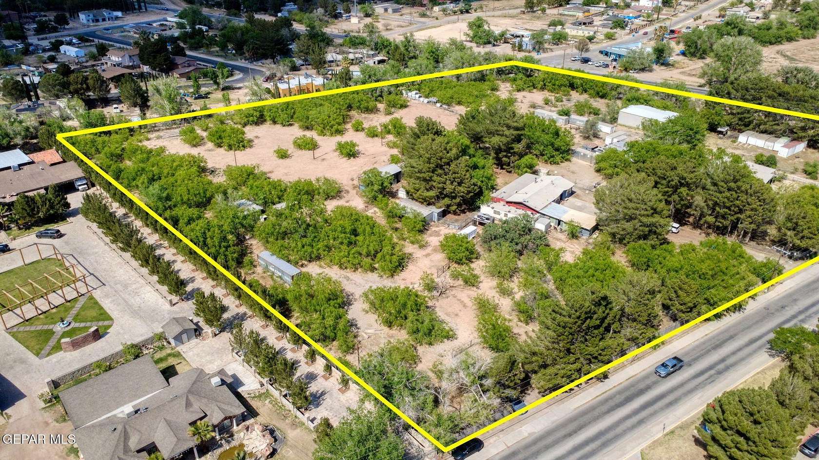 7.2 Acres of Land with Home for Sale in Socorro, Texas