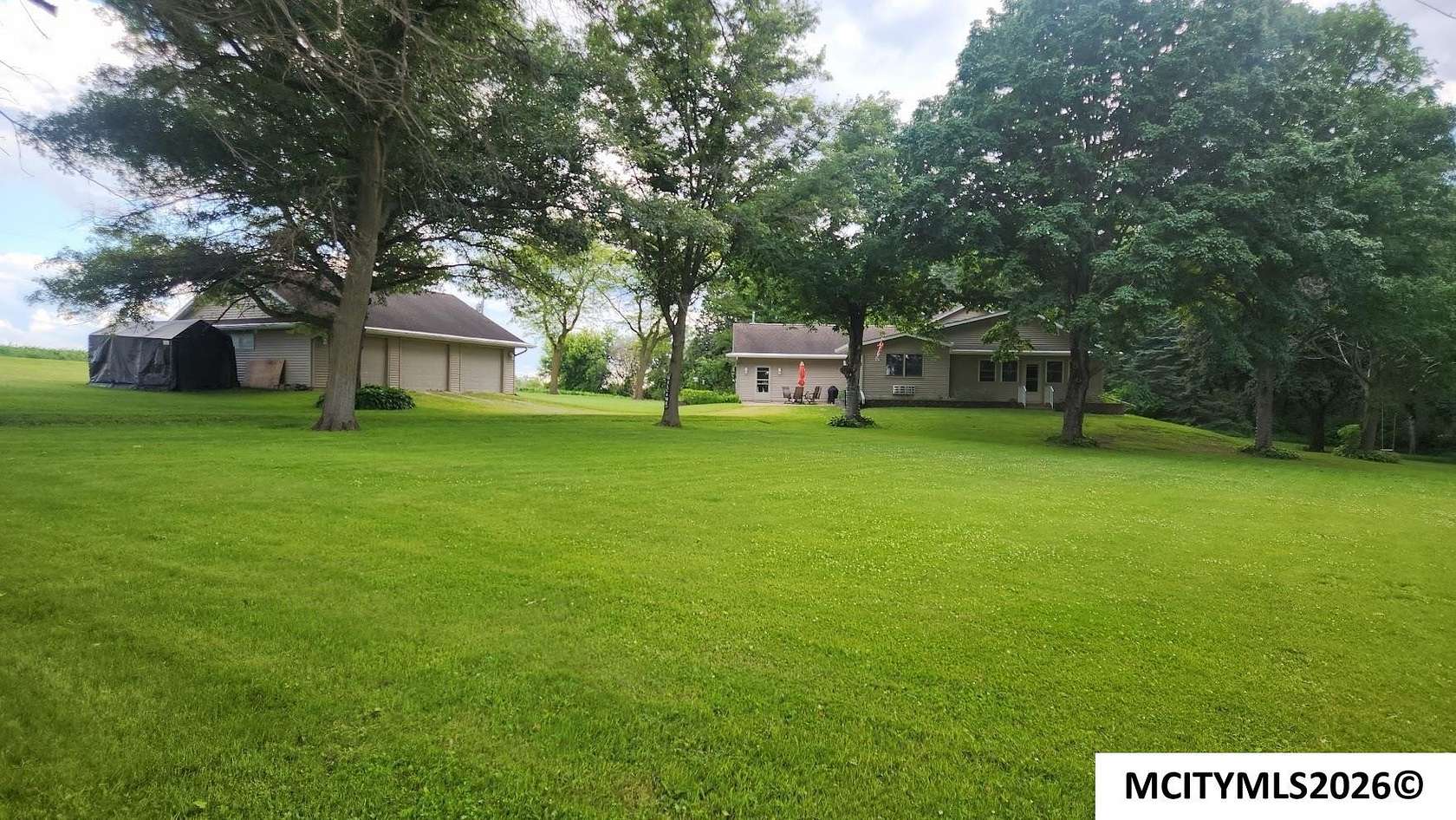 9.9 Acres of Land with Home for Sale in New Hampton, Iowa