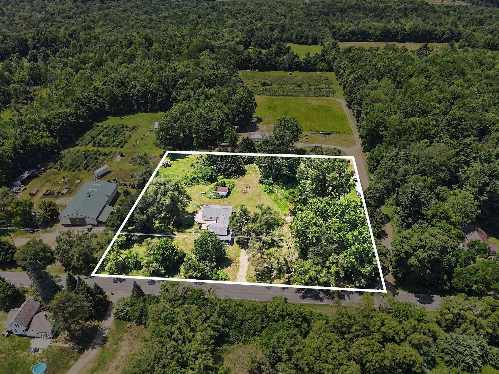 2.9 Acres of Land with Home for Sale in Grand Junction, Michigan