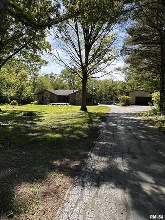 1.9 Acres of Land with Home for Sale in Rochester, Illinois