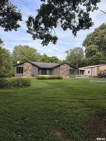 1.9 Acres of Land with Home for Sale in Rochester, Illinois