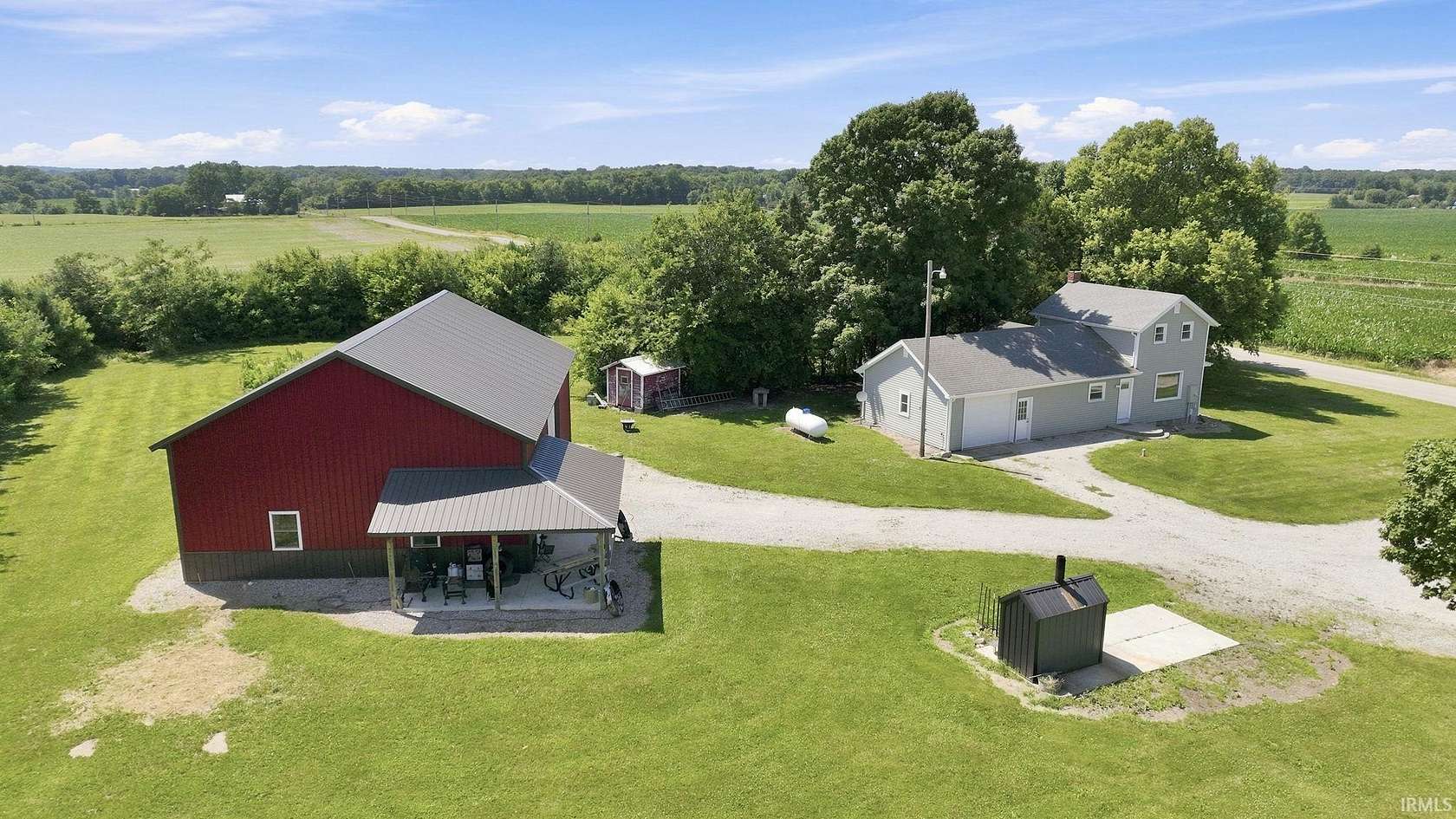 4 Acres of Land with Home for Sale in Warsaw, Indiana