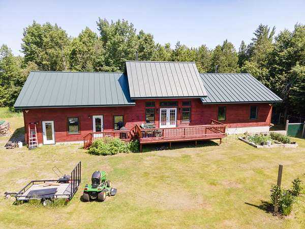 48.1 Acres of Recreational Land with Home for Sale in Springfield, Maine