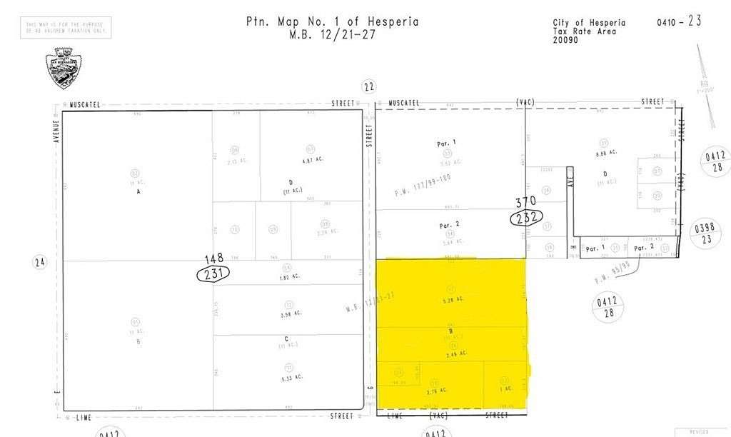 12 Acres of Land for Sale in Hesperia, California