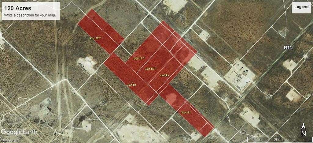 120 Acres of Land for Sale in Barstow, Texas