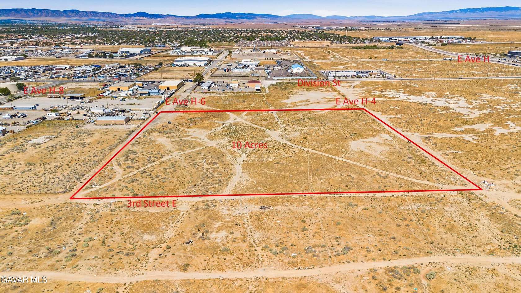 10.4 Acres of Commercial Land for Sale in Lancaster, California