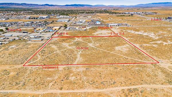 10.4 Acres of Commercial Land for Sale in Lancaster, California