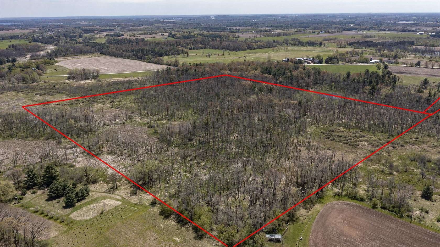 40.7 Acres of Recreational Land for Sale in Waupaca, Wisconsin