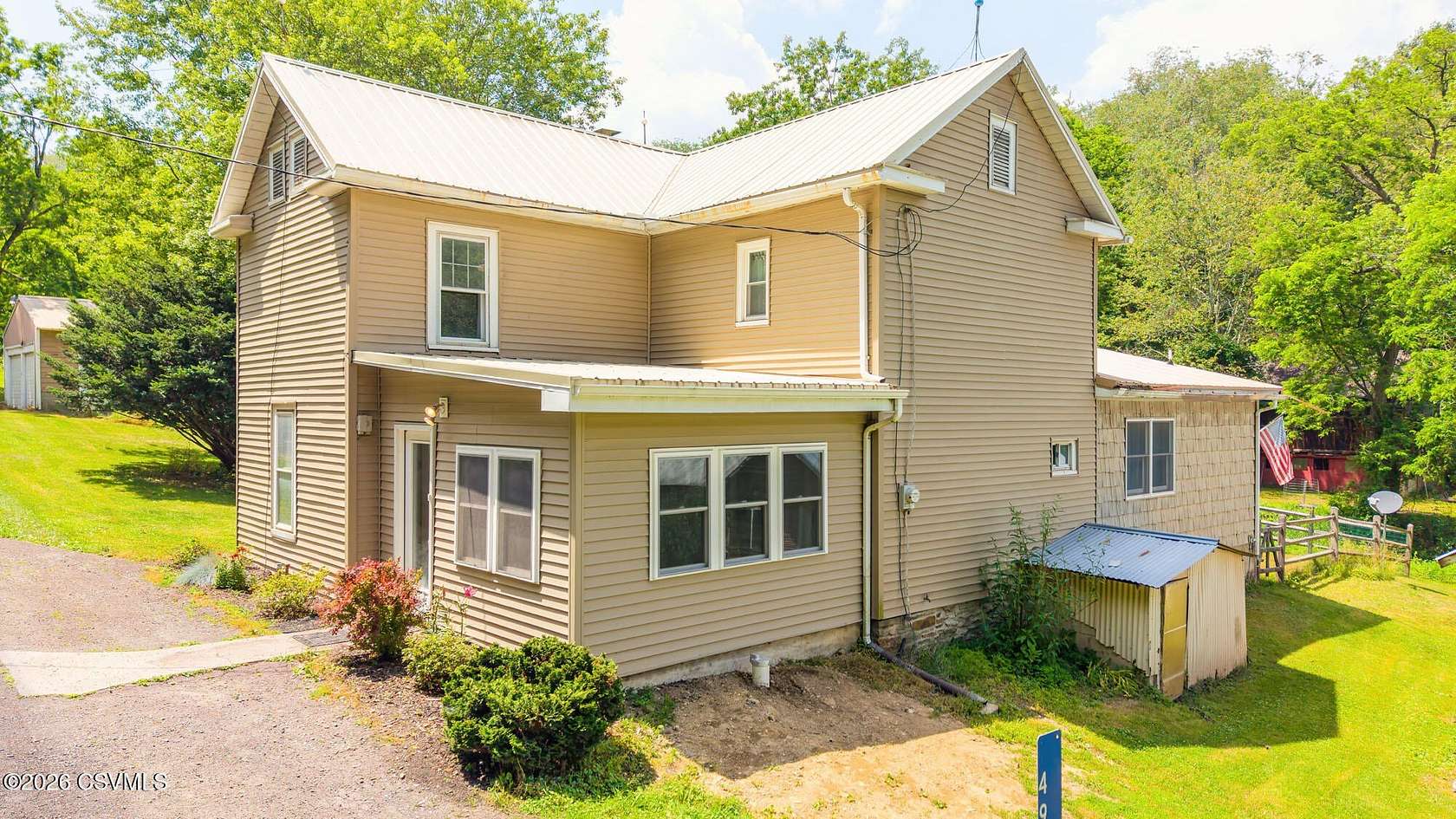 12.6 Acres of Land with Home for Sale in Bloomsburg, Pennsylvania