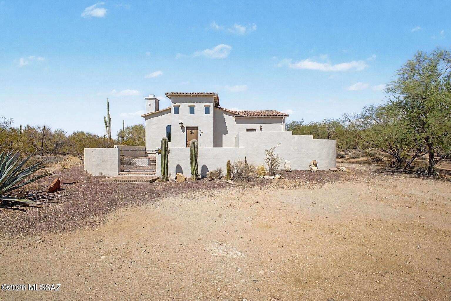 3 Acres of Land with Home for Sale in Marana, Arizona