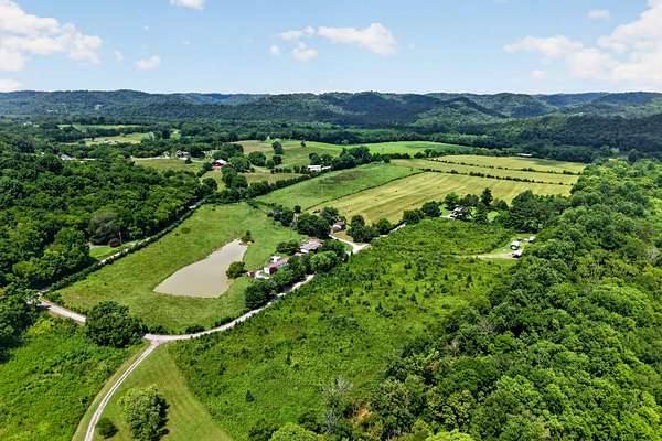 53.5 Acres of Agricultural Land with Home for Sale in Gainesboro, Tennessee