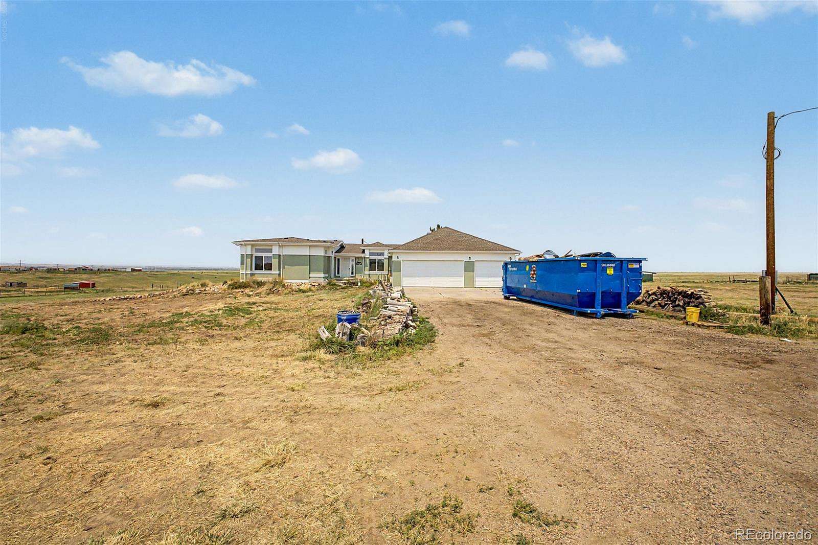 40.8 Acres of Agricultural Land with Home for Sale in Deer Trail, Colorado