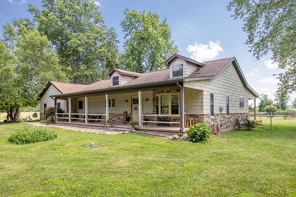 11.6 Acres of Land with Home for Sale in Pimento, Indiana
