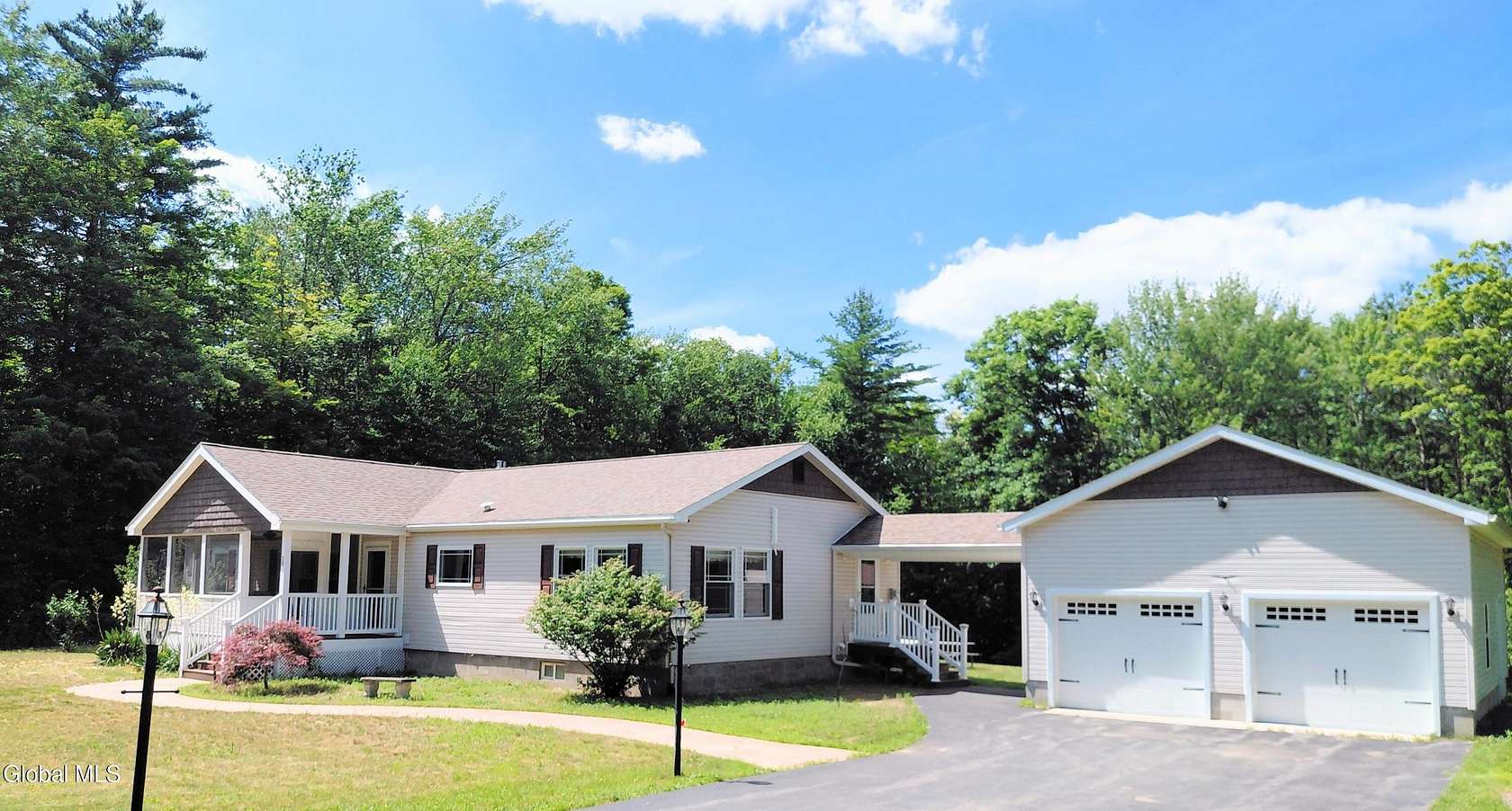 2.58 Acres of Land with Home for Sale in Greenfield Center, New York