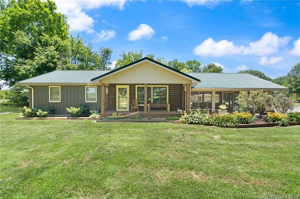 8 Acres of Land with Home for Sale in Leavenworth, Indiana