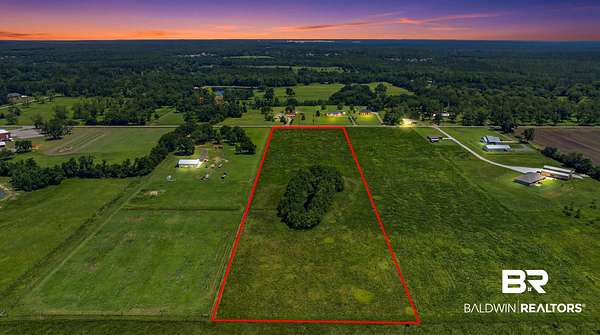 10.2 Acres of Land for Sale in Bay Minette, Alabama
