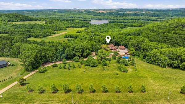 6 Acres of Land with Home for Sale in Bellevue, Iowa
