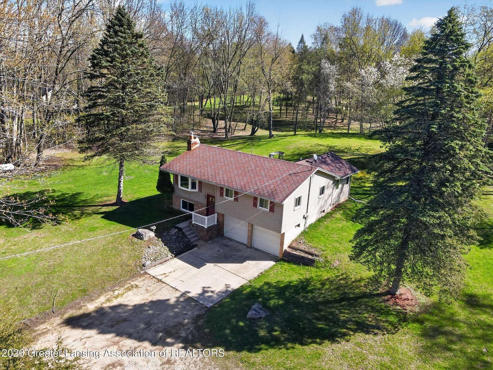3 Acres of Land with Home for Sale in Laingsburg, Michigan