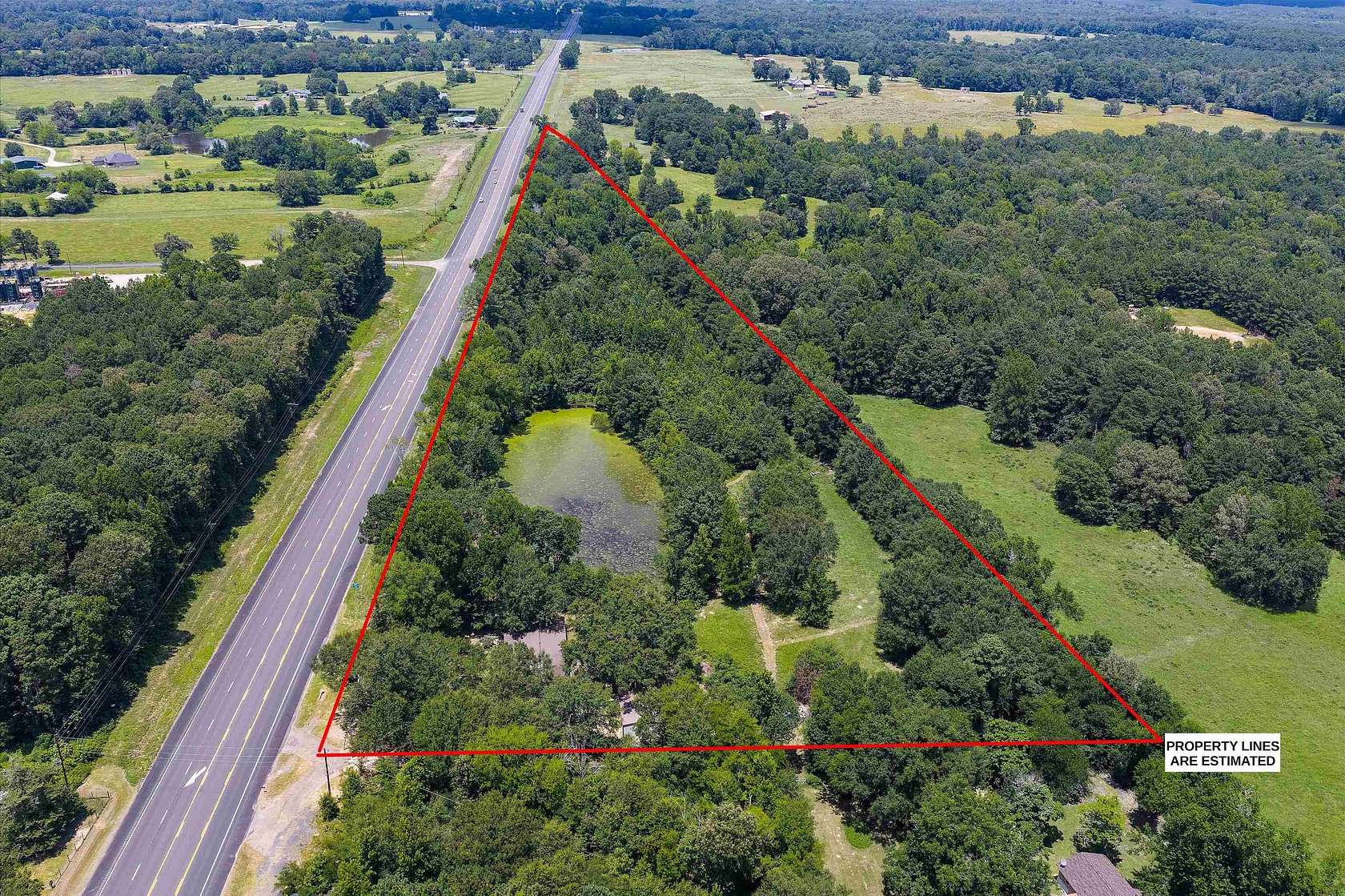 9 Acres of Land with Home for Sale in De Berry, Texas