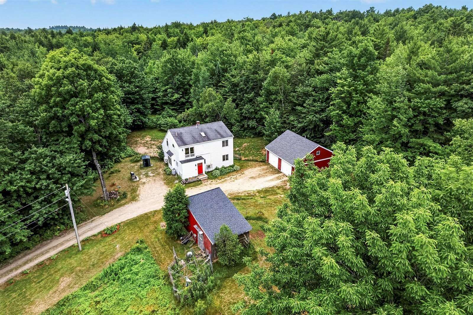 6.5 Acres of Land with Home for Sale in Bowdoin Town, Maine