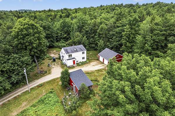 6.5 Acres of Land with Home for Sale in Bowdoin Town, Maine