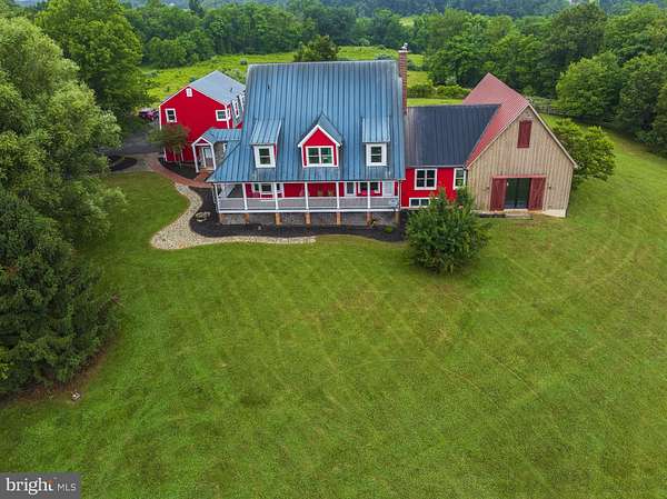 22 Acres of Agricultural Land with Home for Sale in Purcellville, Virginia