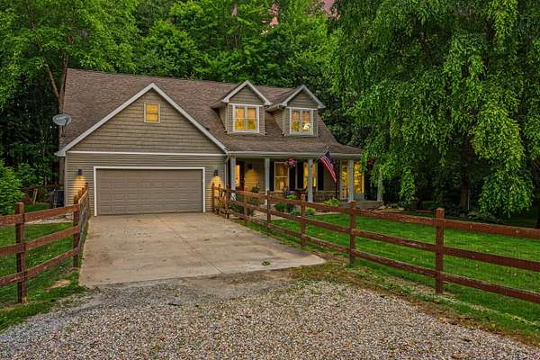 9.2 Acres of Land with Home for Sale in Jones, Michigan