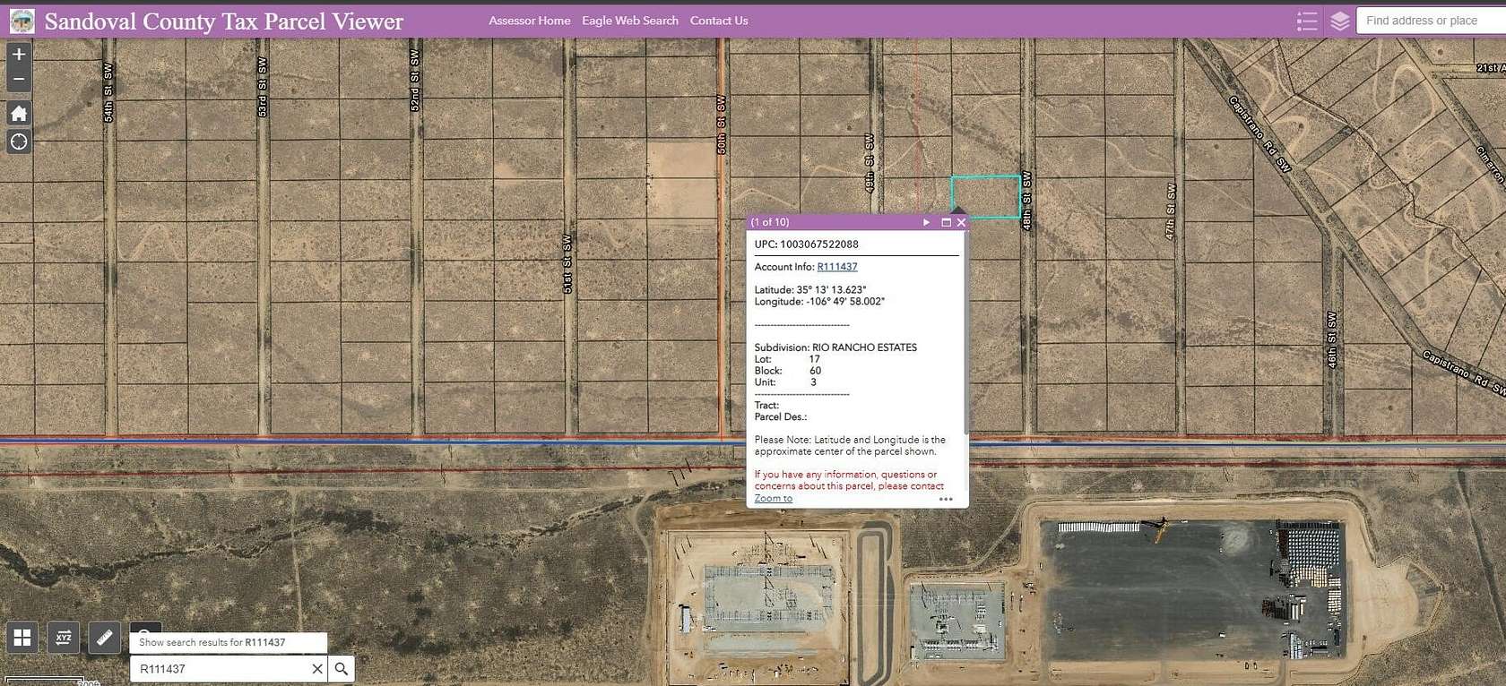 1 Acre of Land for Sale in Rio Rancho, New Mexico