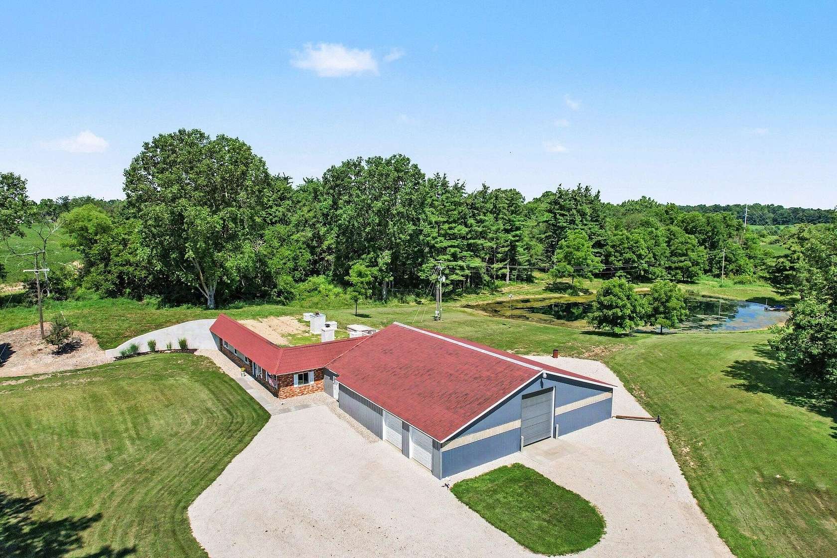 47.8 Acres of Land with Home for Sale in Vermontville, Michigan