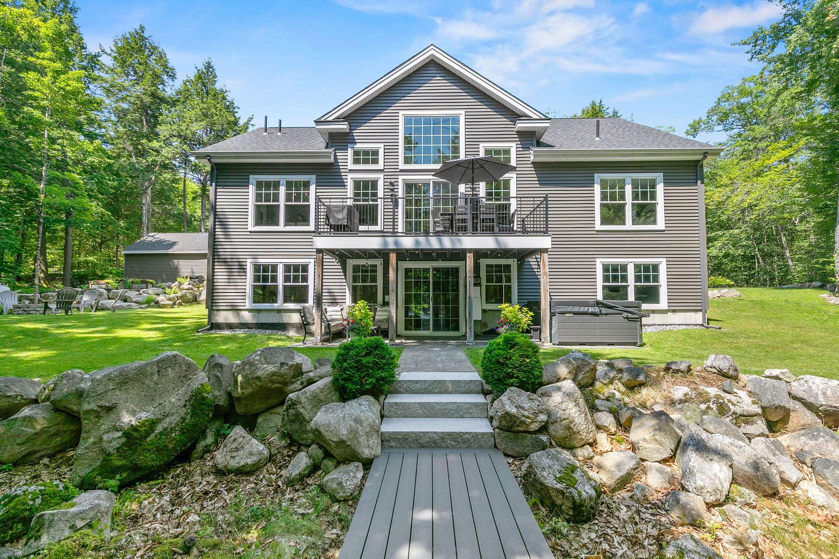 1.63 Acres of Land with Home for Sale in Naples, Maine