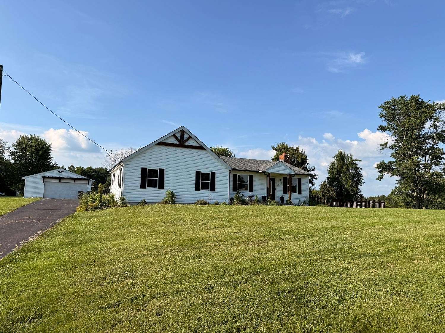 9.84 Acres of Land with Home for Sale in Lawrenceburg, Indiana