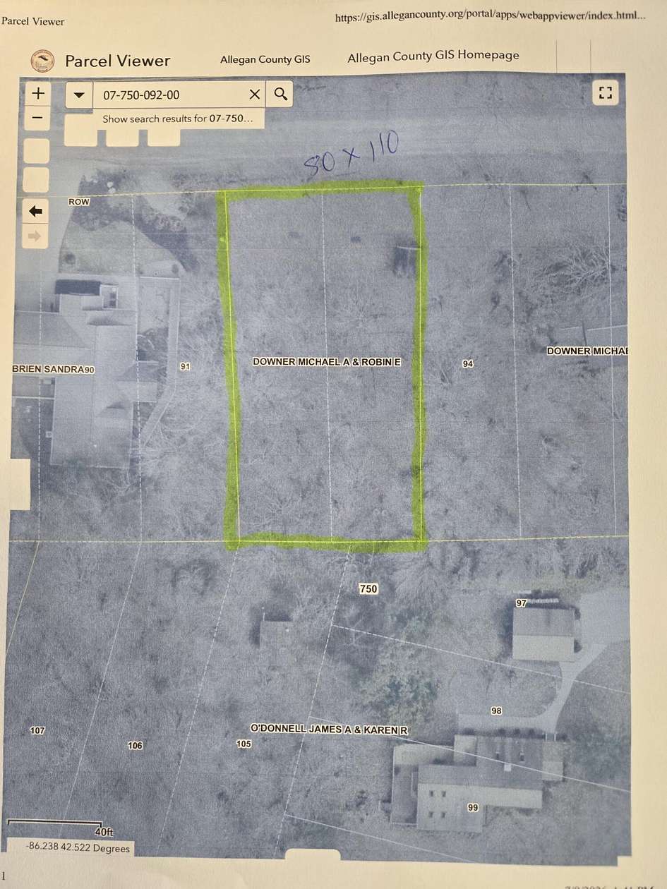 0.28 Acres of Residential Land for Sale in Fennville, Michigan