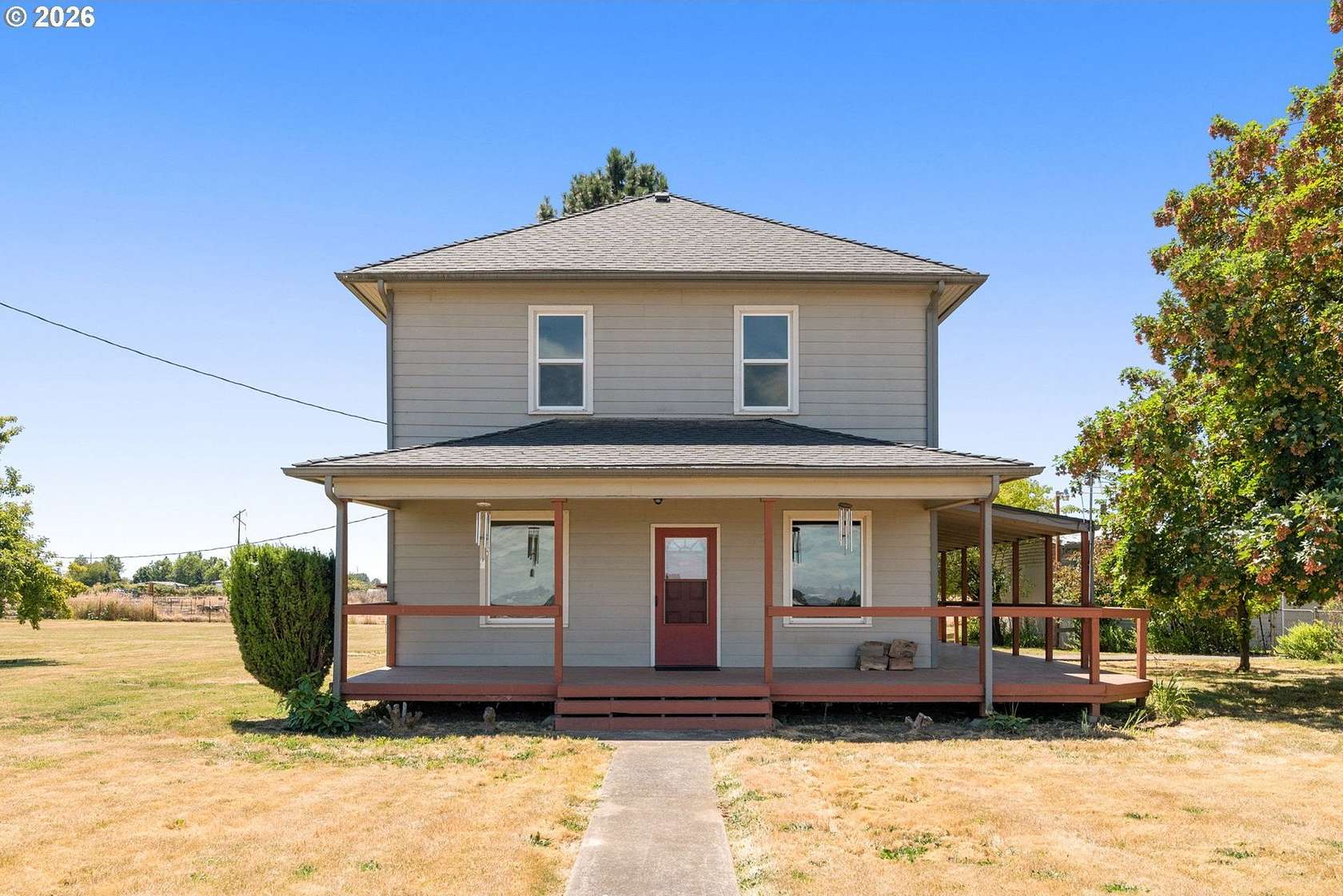 30.4 Acres of Land with Home for Sale in Gervais, Oregon