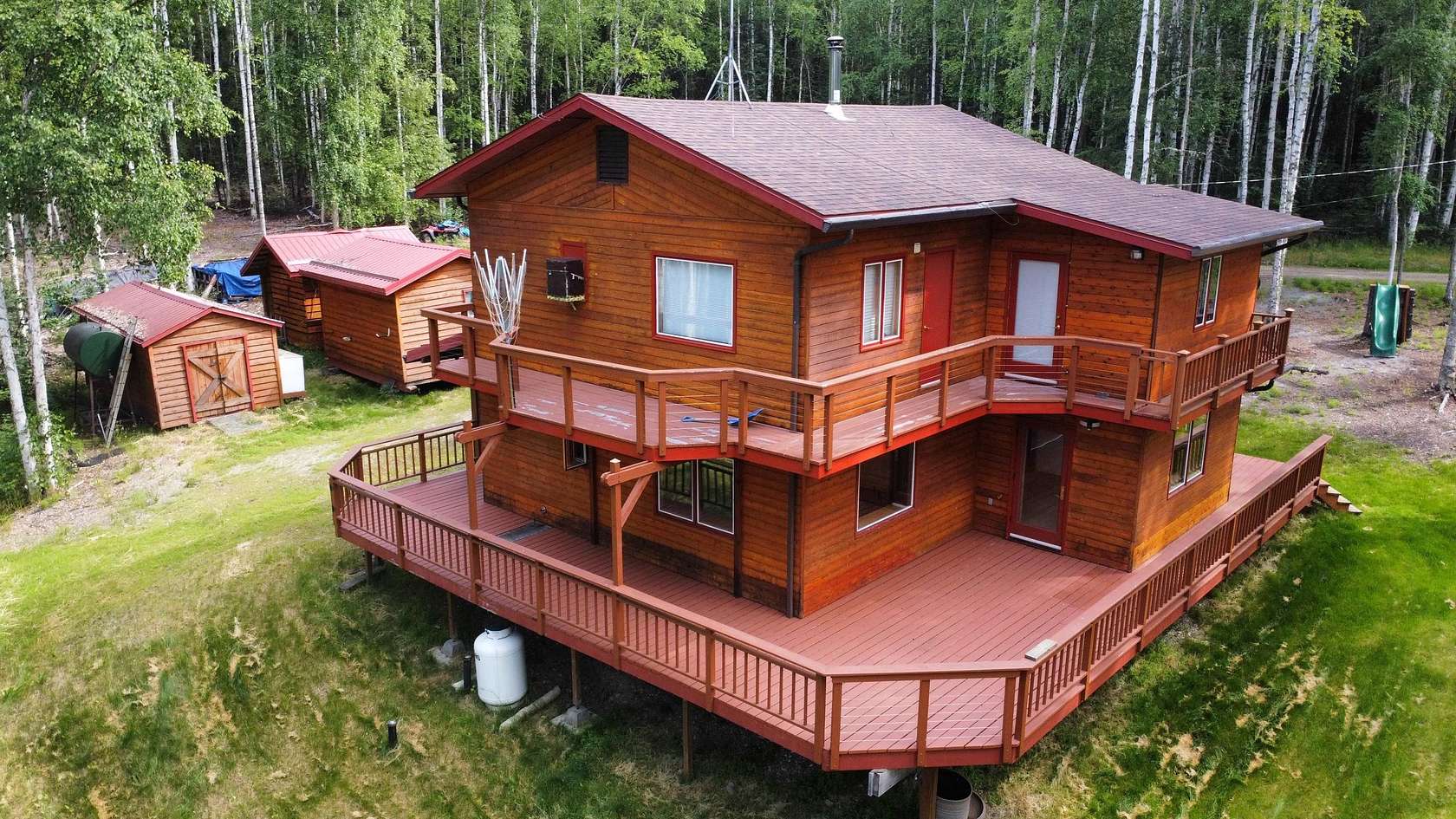 7.35 Acres of Land with Home for Sale in Fairbanks, Alaska